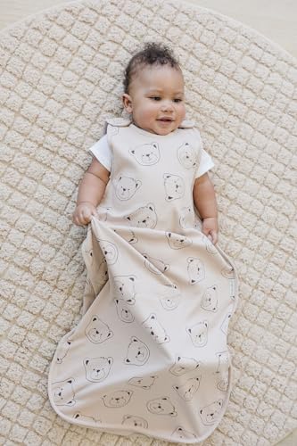 Woolino Toddler Sleeping Sack, 4 Season, Merino Wool and Organic Cotton, Baby Sleep Bag, 2-4 Years, Teddy Bear - color: Teddybear