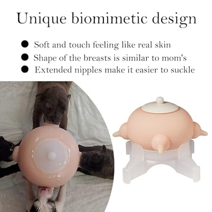 Doggiema Puppy Milk Feeder Nipple Puppy Bottle Puppy's Feeder - size: L size(Small/Medium Puppy)