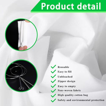 Ultra Fine Mesh Strainer with Stainless Steel Handle, Reusable Food Grade Juice Strainer, Cheesecloth Strainer with Zipper for Nut Milk, Coffee, Butter, Juices and Cheese (Small Size) - size: Small