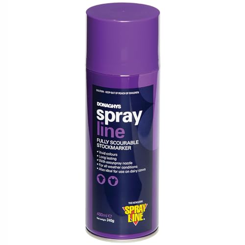 Sprayline Marking Paint for Sheep & Livestock (400mL - Purple) - style: 400mL - Purple
