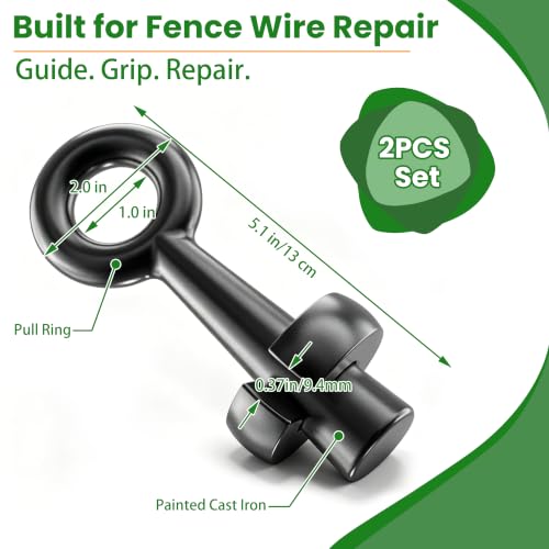 Barbed Wire Pullers 2PCS, Fence Stretcher and Tightening Tool - size: Wire Pullers