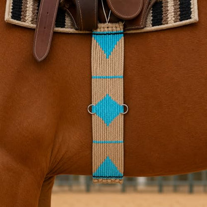 Horse Western Saddle Tack 15 Strand Cotton Acrylic Straight Cinch 97108 - size: 32" L x 5" W