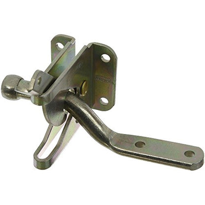 National Hardware Automatic Gate Latch, 4 in Strike, Steel, Zinc Plated - size: 1 Count (Pack of 1)