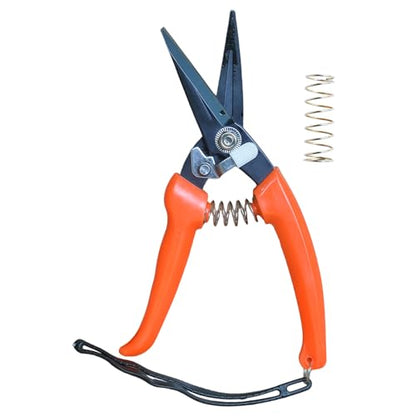 Goat Hoof Trimmers Sheep Hoof Trimming Shears Nail Clippers Multiuse on Garden, Switch Lock, Spring Loaded, Wrist Loop, Right or Left Hand Use