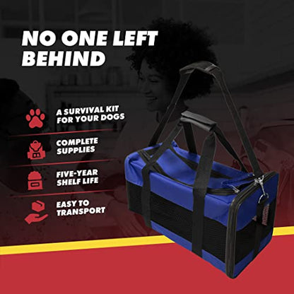Emergency Zone - Small Dog Emergency Survival Kit - Bug Out, Emergency, Travel Kits, First Aid - Deluxe