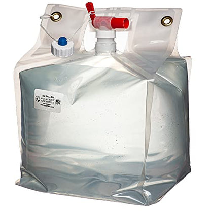 Wolverine Tuff Bottle 5 Gallon/20 Liter Collapsible Water Container with a Red Fast Flow Spout