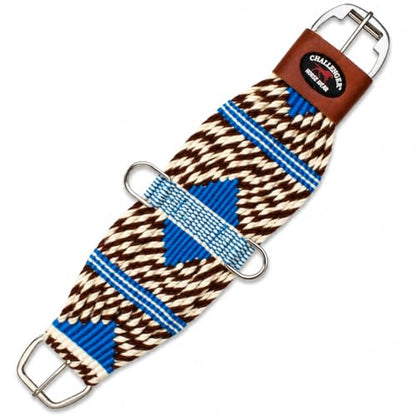 CHALLENGER Horse Horse Western 21 Strand Double Weave Two-Tone Mohair Roper Cinch 97RT15 - size: 36"