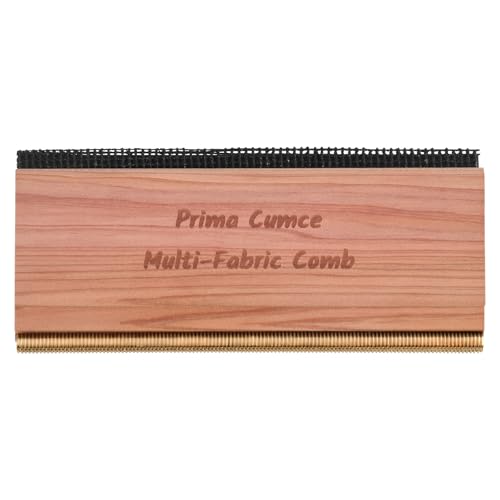 Cashmere Comb – 100 x 44 x 10mm Multi-Fabric Shaver for Clothing – Durable Cedar Wood Comb with Metal Pick – Easy to Use and Portable Fiber Cloth Pilling Remover Ideal for Sweaters, Fuzz - color: 1pcs New