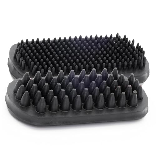 Grewal Equestrian Velvet Touch Groomer Set (Black) - color: Black
