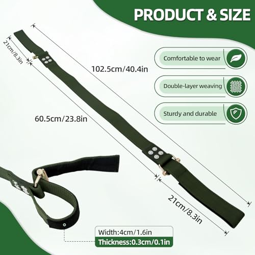 Cow Hobble Milking Restraint Adjustable Anti-Kick Cattle Hoof Binding Strap - color: GREEN