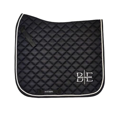Horse Saddle Pad - Dressage Saddle Pad with Breathable Coolmesh, Black, Durable Quilted Design Saddles & Over