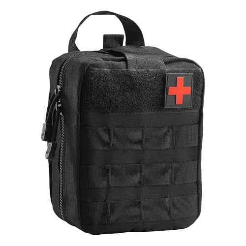 VEVOR Survival First Aid Kit, 250 Pieces, 600D Nylon Trauma First Aid Bag, Survival Gear and Equipment, Emergency Kits, for Men Women Camping, Boat, Earthquake, Hiking, Hunting, and Outdoor Adventure - size: 250 Pieces