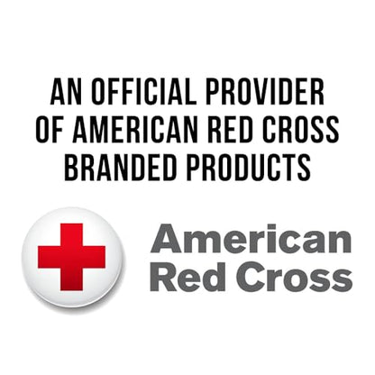 American Red Cross Officially Licensed Product, First Aid Kit, 73 Piece Emergency Medical Supplies to Treat Minor Injuries