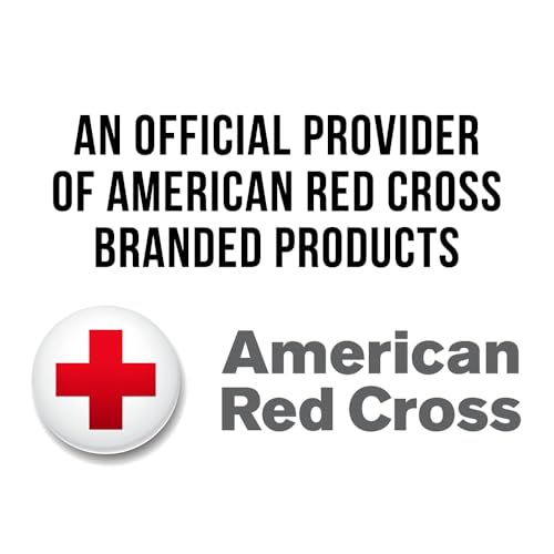 American Red Cross Officially Licensed Product, 25 Person First Aid Kit, 118 Piece Emergency Medical Supplies to Clean & Treat Minor Injuries, Hard Case Box for Home, Business, Job Site, Car