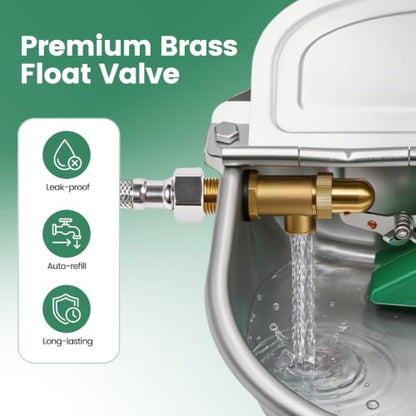 Automatic Dog Water Dispenser with Brass Float Valve