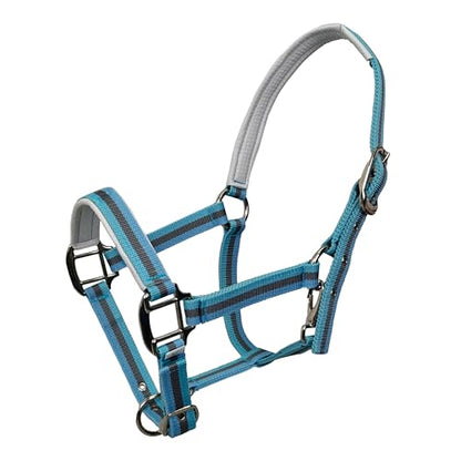 Hilltown Adjustable Horse Halter - color: BLUE, size: Full