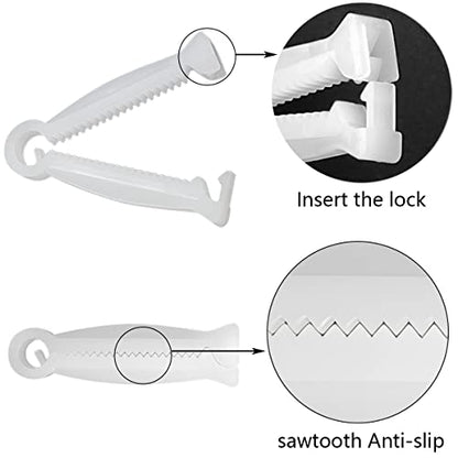 Good news 100pcs Disposable Umbilical Cord Clamp,Pig Umbilical Cord Clamp for Animals Puppy Kittens Cow Livestock Sheep, White