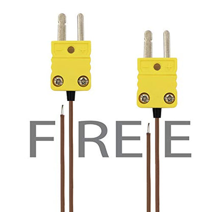 PerfectPrime TC0378, 4-Channels Thermocouple Thermometer K,J,E,T DataLogger, Isolated Input Protection 250VAC - style: 4 CH, Isolated Input Protection