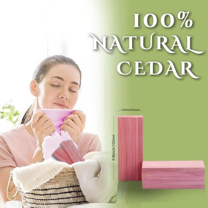 Cedar Space Cedar Blocks for Clothes Storage, 16 PCS Cedar Chips for Closet - size: 16 Count (Pack of 1)