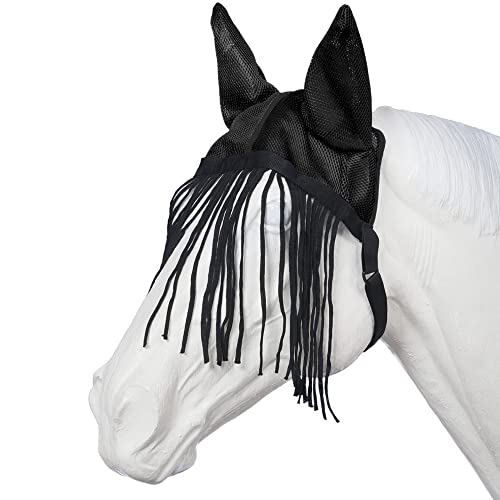 Tough 1 Deluxe Comfort Mesh Fly Veil Black - color: Black