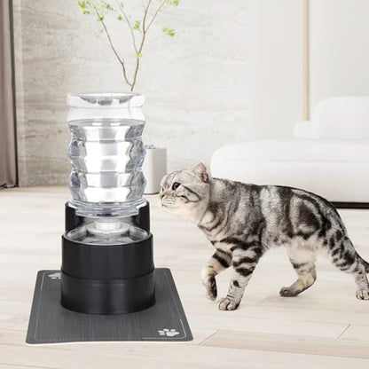 RIZZARI 7L Elevated Dog Water Dispenser :Comfortable Feeding Height - color: Black, size: 7L