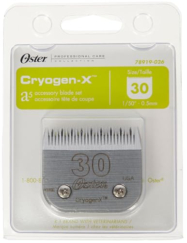 Oster CryogenX Detachable Pet Clipper Blade, Size 30 (078919-026-005) - size: 30