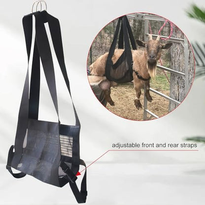Calf Sling for Weighing Animals Heavy-Duty Nylon Hanging Weight Scale Sling