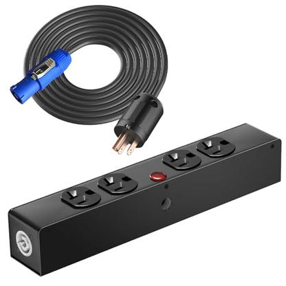 PowerCon Power Connector Box, 4 Edison Power