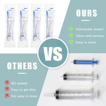 TrelaCo 20 Pack 10ml Oral Syringes with Cap Plastic No Needle, Clear | Measuring Dispensing for Liquid Medication, Individually Sealed, Pet Feeding Lab Sample, Clear Graduated Markings,Halloween - size: Clear