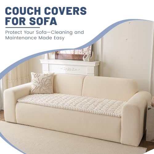 Waterproof Couch Cover for Dogs Washable (Beige, 27.6" x 59") - color: Waterproof Beige, size: 27.6"x 59.06"