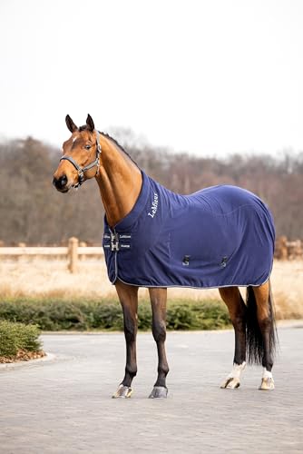 LeMieux Kudos Fleece Cooler Blanket - Optimum Cooling - Navy - 75" - color: Navy, size: 75"