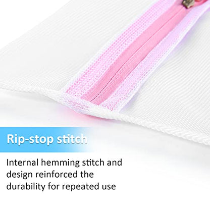 GOGOODA Mesh Laundry Bags for Delicates Durable Protective Wash Bags (Pack of 2) - size: 1XXL, 1XL,1L,1M,1S,2 bra bags (Pack of 2)