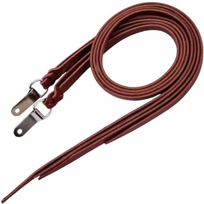 Reinsman Circle Y Replacement Clip & Strings 2-Pack | Durable Latigo Leather Saddle Strings with Stainless Steel Clips | Reliable Western Tack Replacement Set for Western Saddles & Equestrian Gear