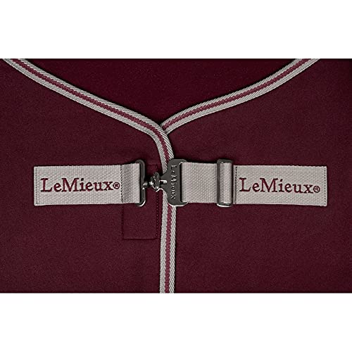LeMieux Arika Jersey-Tek Fleece - Cooling- Blanket - Burgundy - 84" - color: Burgundy, size: 84"