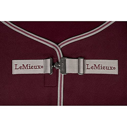 LeMieux Arika Jersey-Tek Fleece - Cooling- Blanket - Burgundy - 84" - color: Burgundy, size: 84"