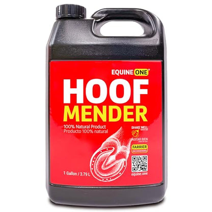 Equine One Natural Hoof Mender - 100% All-Natural Hoof Care Product - Abscesses || Thrush || White Line || Quarter Crack (Gallon) - size: Gallon