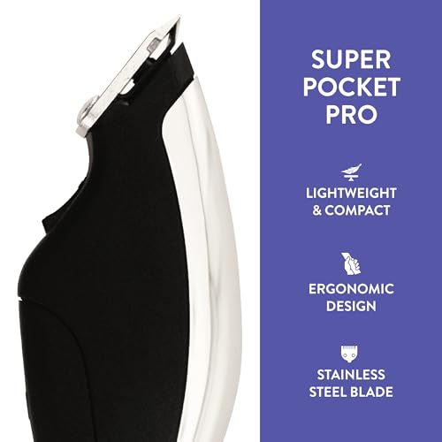 Wahl Professional Animal Equine Super Pocket Pro Trimmer | Ideal for Trimming Horse Ears, Eyes, Whiskers and Muzzle, Small and Concealable in Your Hand, Perfect for Quick Touch-Ups