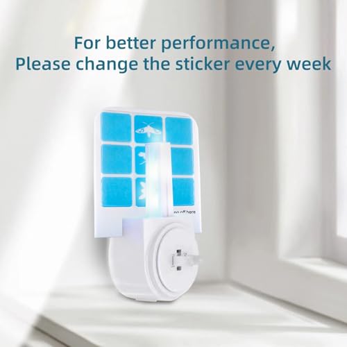 20 Pcs Refill Glue Cards Compatible with Safer Home SH502, SH503 Indoor Fly DT3005W Plug-in Bug Light for Flies, Fruit Flies, Moths, Gnats, and Other Flying Insects