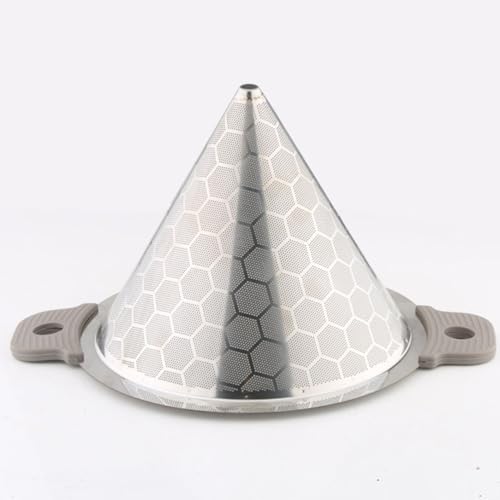 MAGICLULU Stainless Steel Tea Filter Net Single-Layer Fine Tea Strainer for Water and Milk Buckets Funnel Filter for Brewing and Party Use