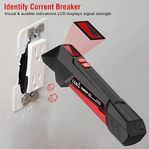 Circuit Breaker Finder Kit with LCD, GFCI Outlet Tester, Breaker Finder