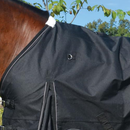 Country Pride Glacier Rainsheet, Waterproof Windproof Horse Blanket, 600D Cordura Outer Shell, Smooth Nylon Lining, Shoulder Gussets, Double Buckle Front, Adjustable Leg Straps, Tail Cover (56) - size: 56