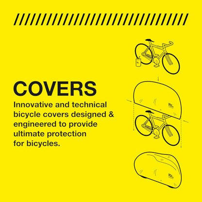 BikeParka XL Waterproof Bicycle Cover - PAVEMENT Grey - color: Pavement Grey