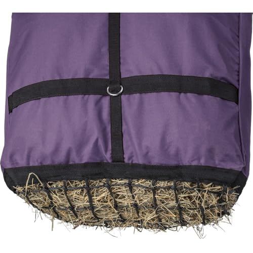Tough 1 Nylon Hay Tote with Net Front - color: Purple