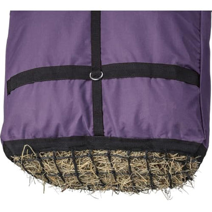 Tough 1 Nylon Hay Tote with Net Front - color: Purple
