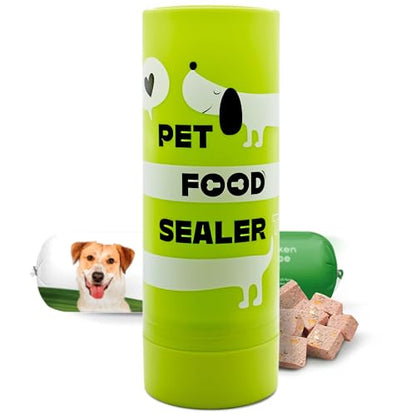 The Original Dog Food Loaf Storage Container - Patent Pending Reusable Airtight Can Cover Pet Food Sealer - Keeps Dog Food Can Fresh in the Fridge, Eliminates Odor - color: Loaf - 1 pack