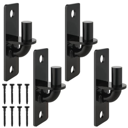 Wall Mount Gate Hinges 4 Pack Farm & Chain Link Gate Hinges with 5/8" Pin - size: 4 Pack