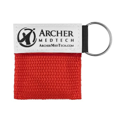 CPR Keychain Face Shields with One-Way Valve, 12 Pack - size: 12