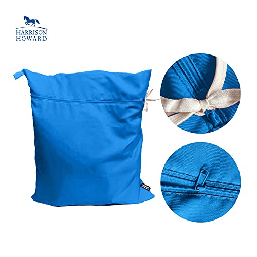 Pet Washing Bag Dog Cat Horse Hair Laundry Bag for Rug Sheet Boots Pets Laundry Helper by Harrison Howard True Blue - color: True Blue