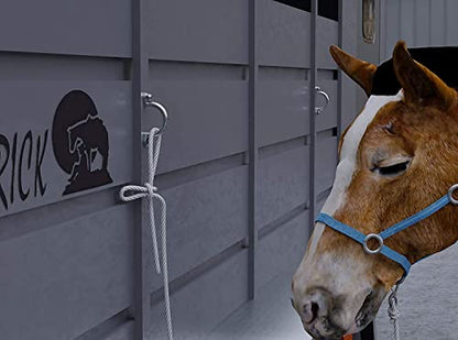 for Horse Trailer Ties Loop 2" I.D Lashing Rope Horse Tie Down Ring (2 pcs)