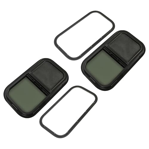 KUAFU 2PACK 12" W x 22" H RV Window Replacement Trailer Camper Cargo - size: 2Pcs